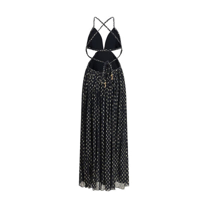 Zimmermann Black Viscose Long Dress