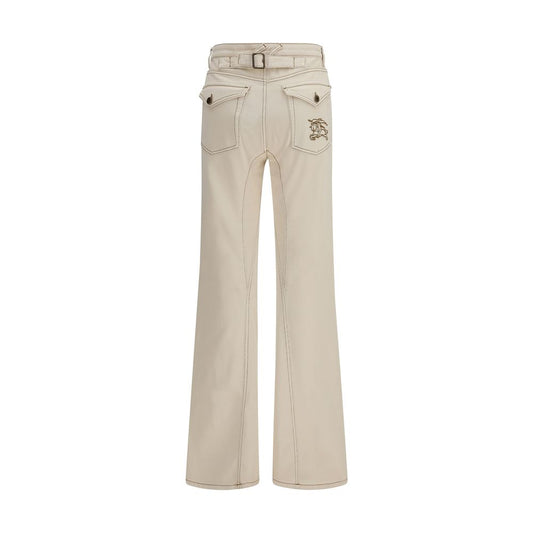 Burberry Beige Cotton Bootcut Jeans