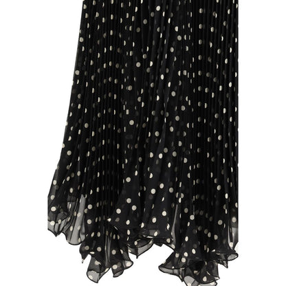 Valentino Garavani Black Silk Skirt