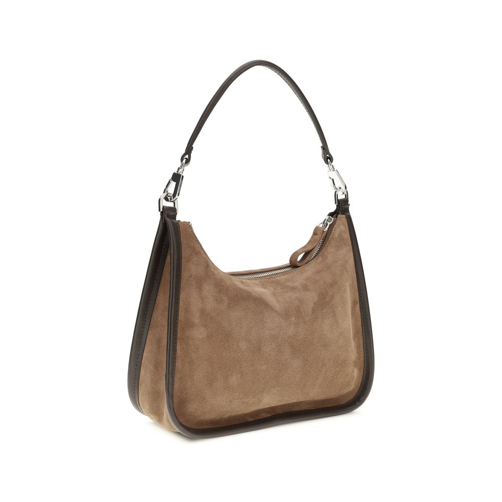Pierre Hardy Brown Calf Leather Bos Taurus Shoulder Bag