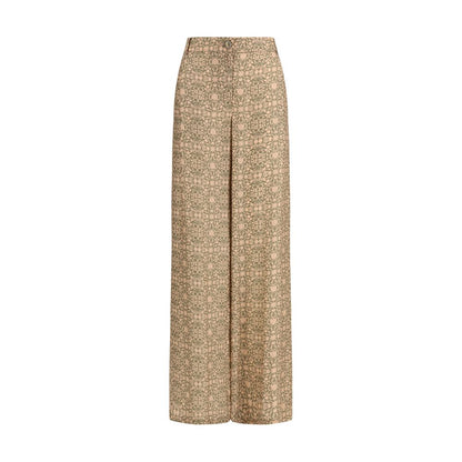 Kristina Ti Multicolor Viscose Casual Pants