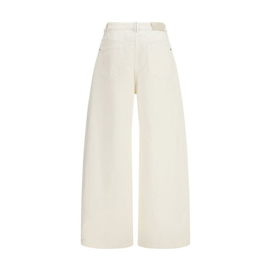 Brunello Cucinelli Beige Cotton Casual Pants