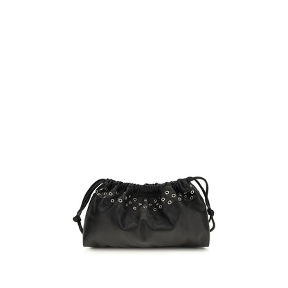 Pierre Hardy Black Calf Leather Bos Taurus Clutch Bag