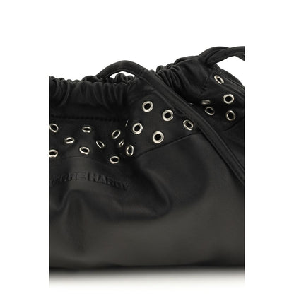 Pierre Hardy Black Calf Leather Bos Taurus Clutch Bag