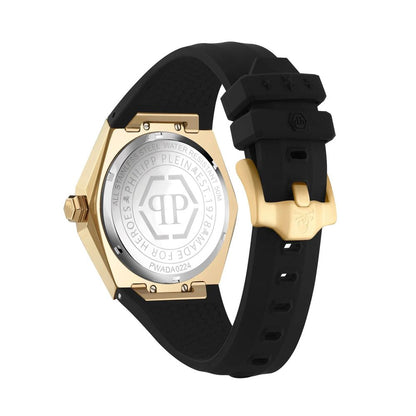 Philipp Plein Black Synthetic Dress Watch