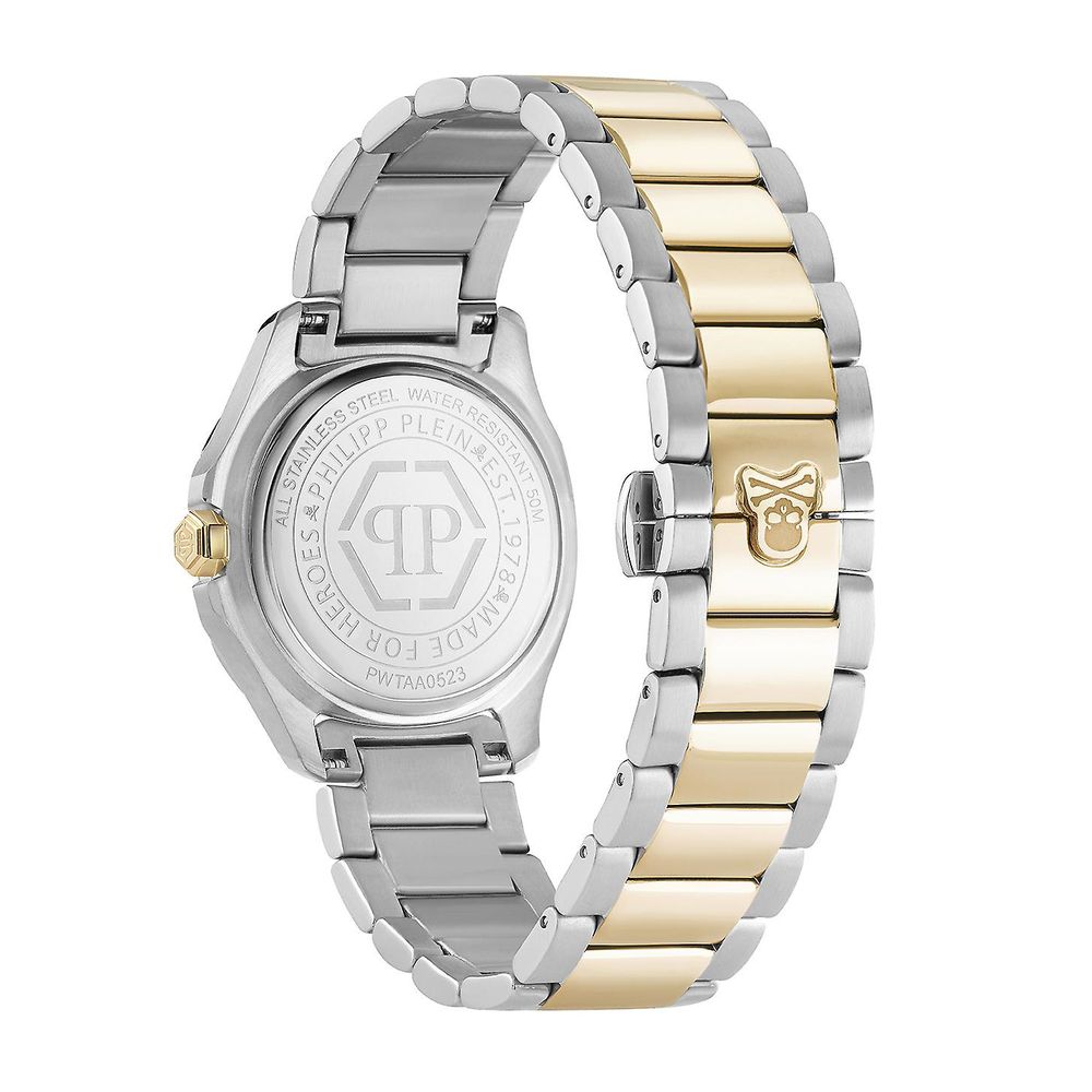 Philipp Plein Gold Stainless Steel Dress Watch