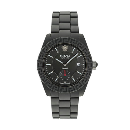 Versace Black Ceramic Dress Watch