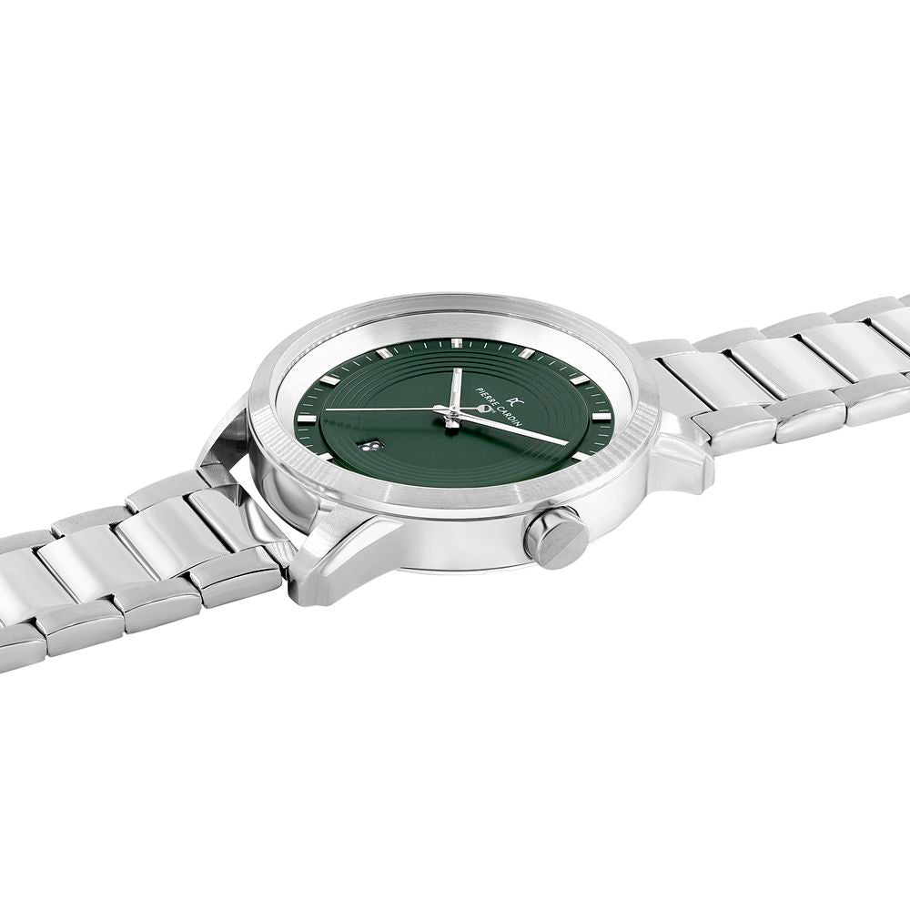 Pierre Cardin Gray Stainless Steel Dress Watch