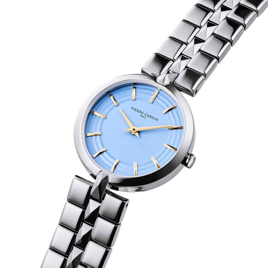 Pierre Cardin Gray Stainless Steel Dress Watch