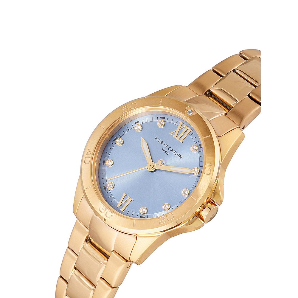 Pierre Cardin Gold Stainless Steel Dress Watch