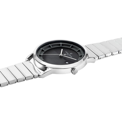 Pierre Cardin Gray Stainless Steel Dress Watch