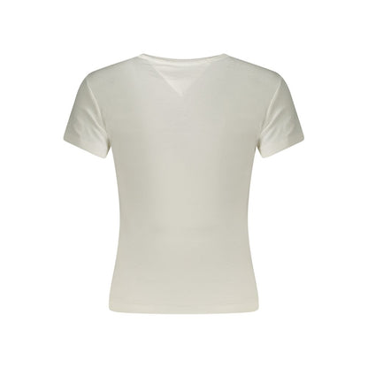 Tommy Hilfiger White Cotton Women's T-Shirt