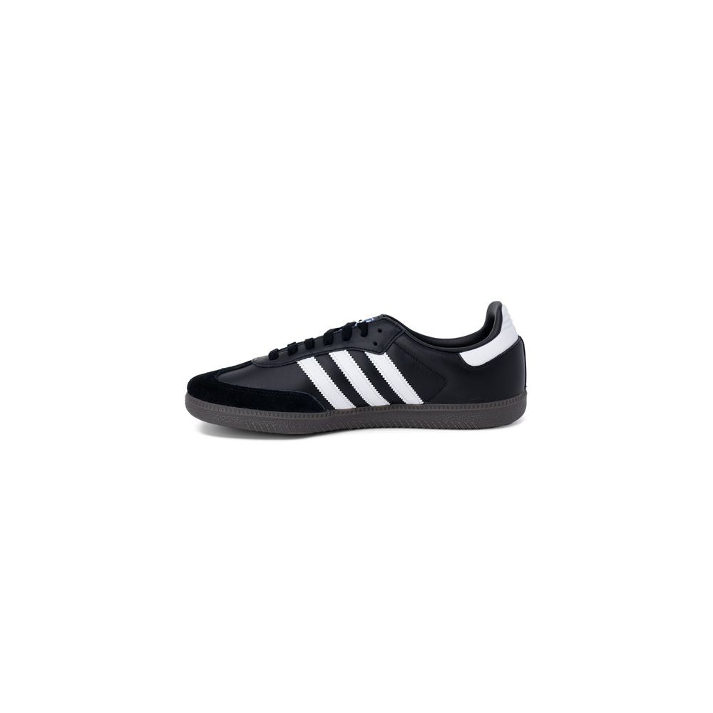 Adidas Originals Black Leather Low Top Sneakers