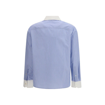 Tory Burch Blue Cotton Pattern Shirt