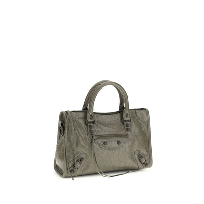 Balenciaga Gray Lamb Ovis Aries Aries Shoulder Bag