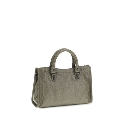 Balenciaga Gray Lamb Ovis Aries Aries Shoulder Bag