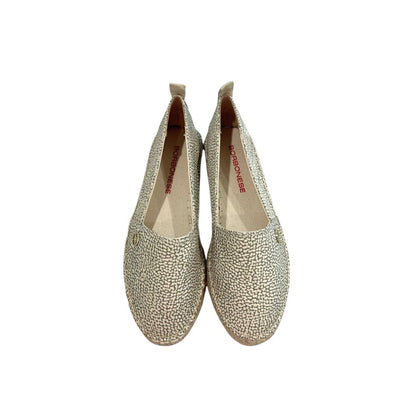 Borbonese Green Textile Women Sandal