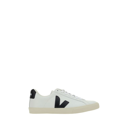 Veja White Calf Leather Bos Taurus Sneakers