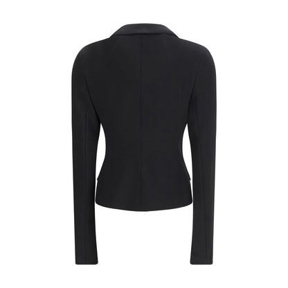Dolce & Gabbana Black Fleece Wool Jacket