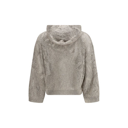Brunello Cucinelli Beige Linen Hoodie