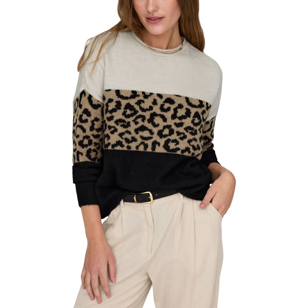 Only Bicolor Marabou Sweatshirt