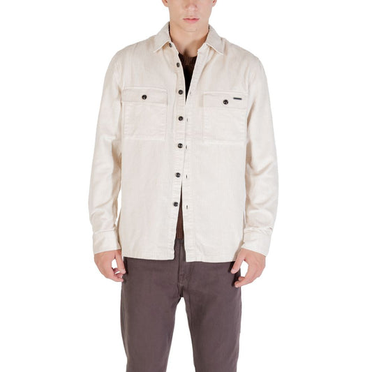 Gianni Lupo Cream Cotton Clothing