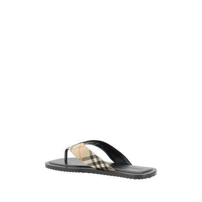 Burberry Multicolor Polyamide Flip-Flop Sandals