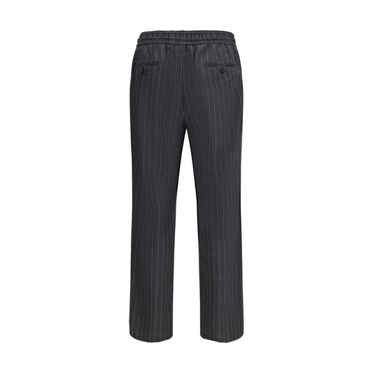 Dolce & Gabbana Gray Wool Oves Aries Casual Pants