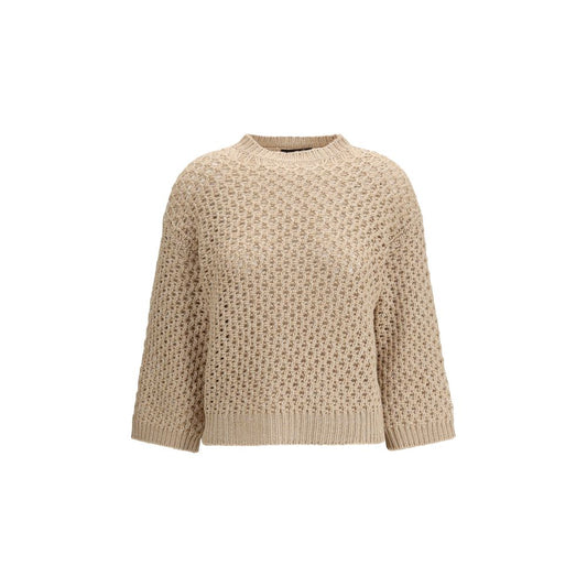 Fabiana Filippi Beige Wool Sweatshirt