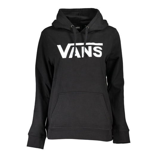 Vans Black Cotton Women Hoodie
