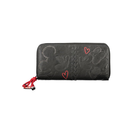 Desigual Black Polyurethane Women Wallet