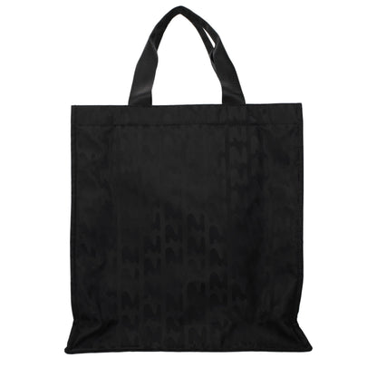 MSGM Black Fabric Handbag