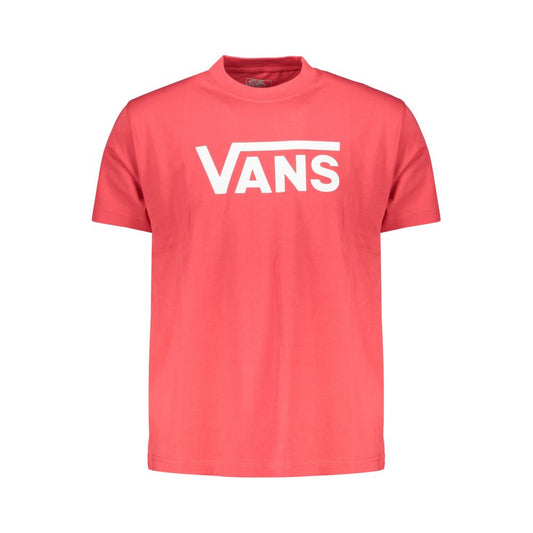 Vans Rosso Cotton Men T-Shirt