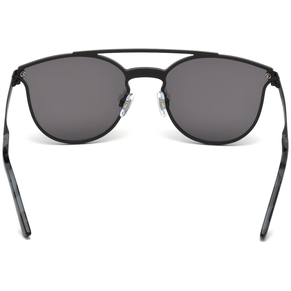 WEB EYEWEAR Black Metal Sunglasses