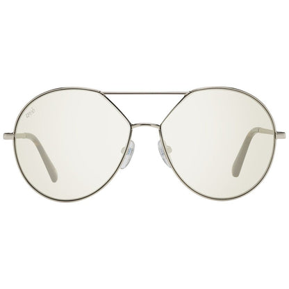 WEB EYEWEAR Gold Metal Sunglasses