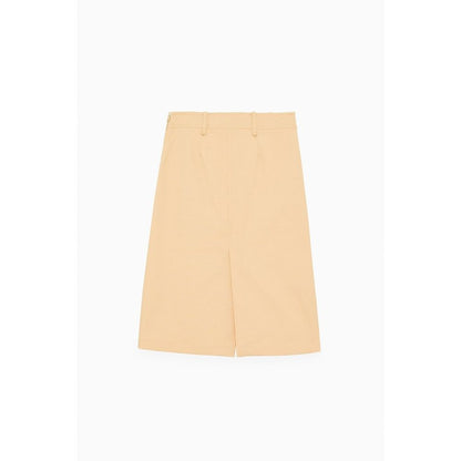 Patrizia Pepe Pink Cotton Midi Skirt
