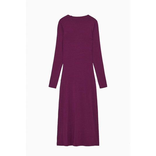 Patrizia Pepe Purple Viscose Casual Dress