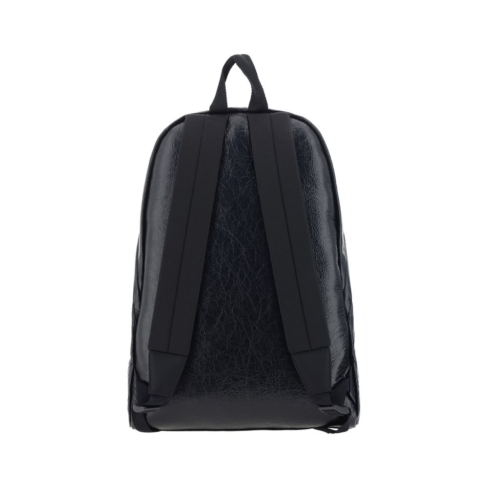 Balenciaga Black Calf Leather Bos Taurus Backpack