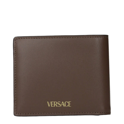 Versace Brown Leather Wallet
