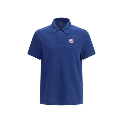 Canada Goose Blue Cotton Polo Shirt