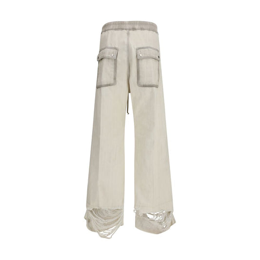 Rick Owens Beige Cotton Casual Pants