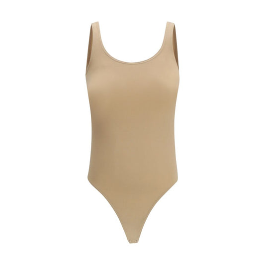 Wolford Beige Cotton Bodysuit