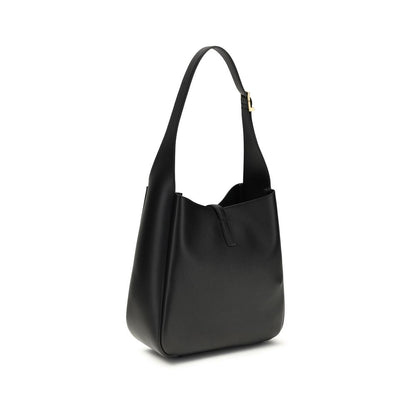 Saint Laurent Black Calf Leather Bos Taurus Shoulder Bag