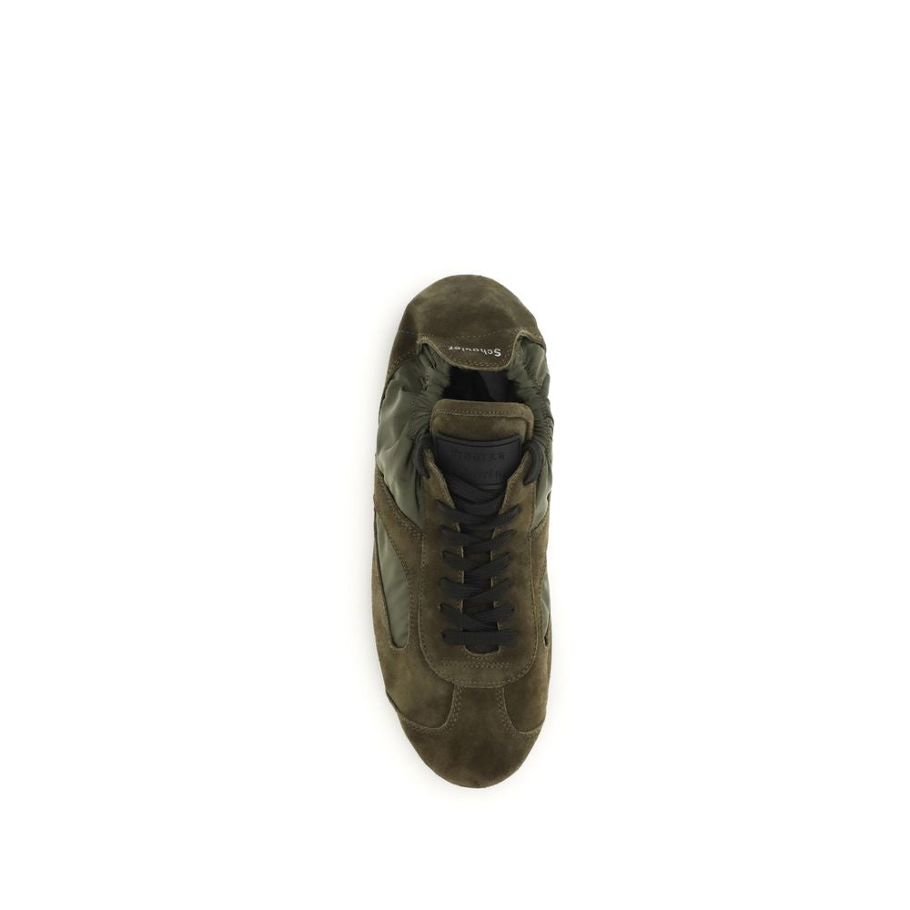 Proenza Schouler Bicolor Calf Leather Bos Taurus Low Top Sneakers
