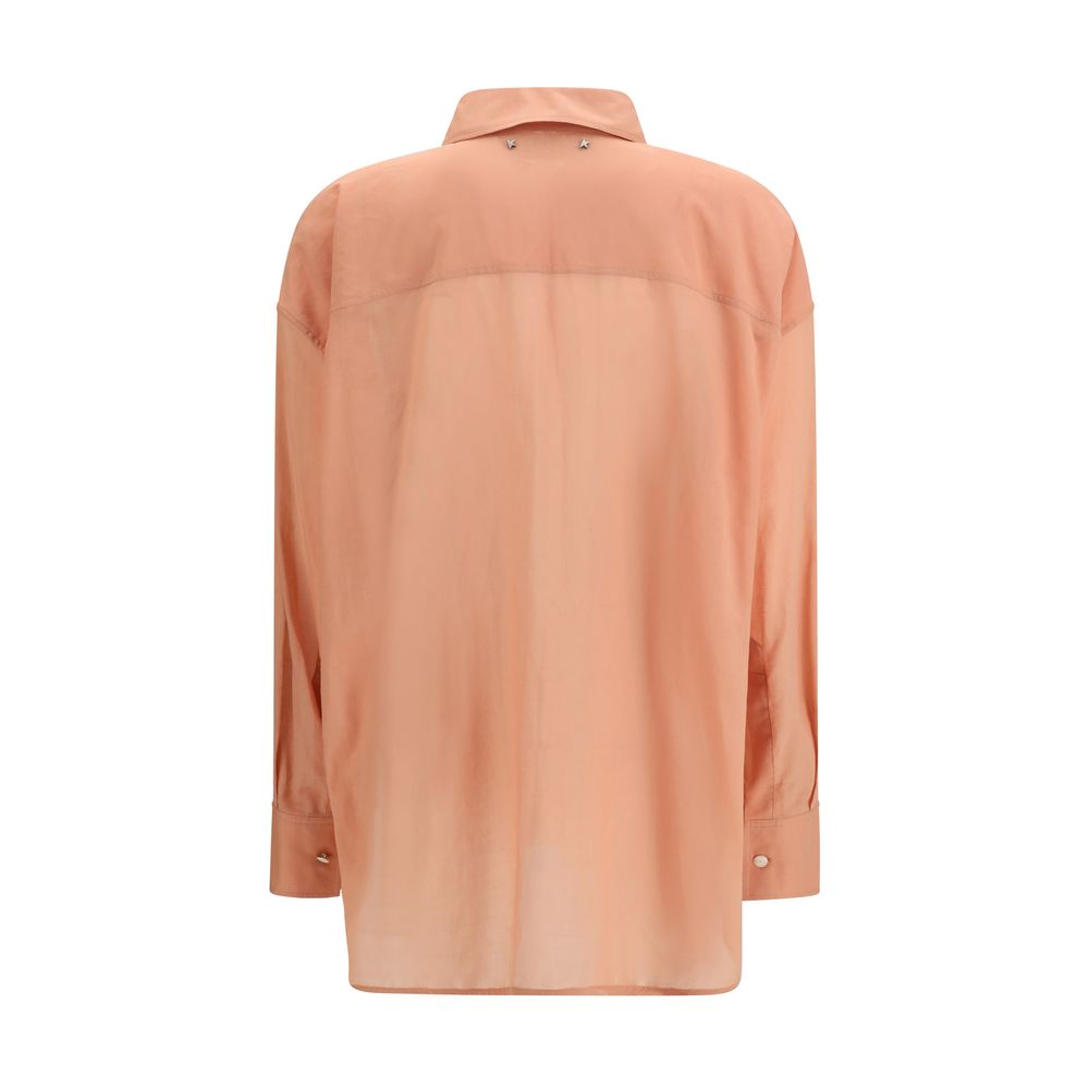 Golden Goose Brown Cotton Shirt
