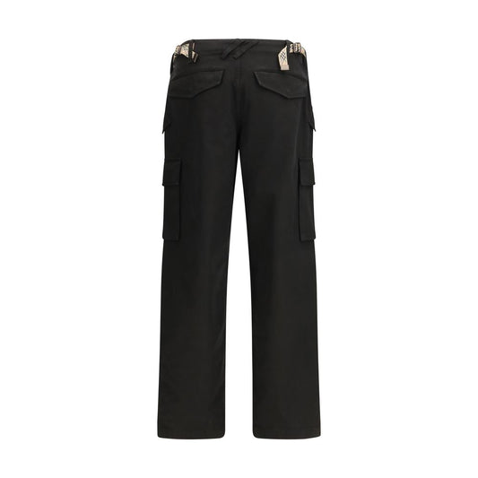 Burberry Black Cotton Cargo Pants