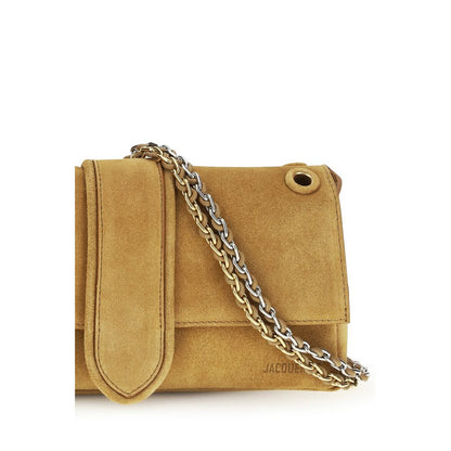 Jacquemus Beige Calf Leather Bos Taurus Shoulder Bag