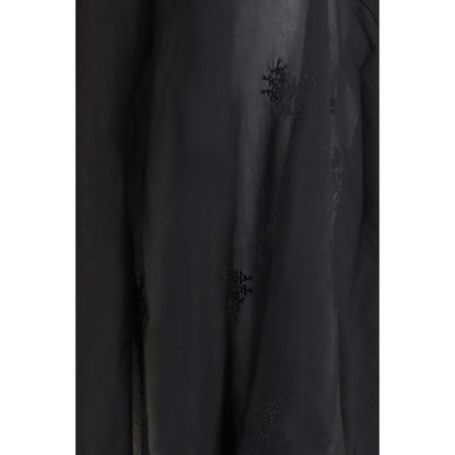 Our Legacy Black Lyocell Long Skirt