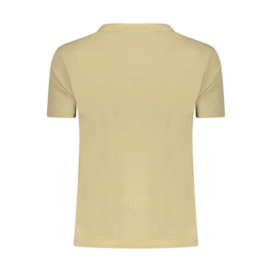 Desigual Beige Cotton Women T-Shirt
