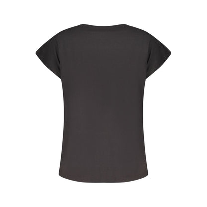 Pepe Jeans Black Organic Cotton Women T-Shirt